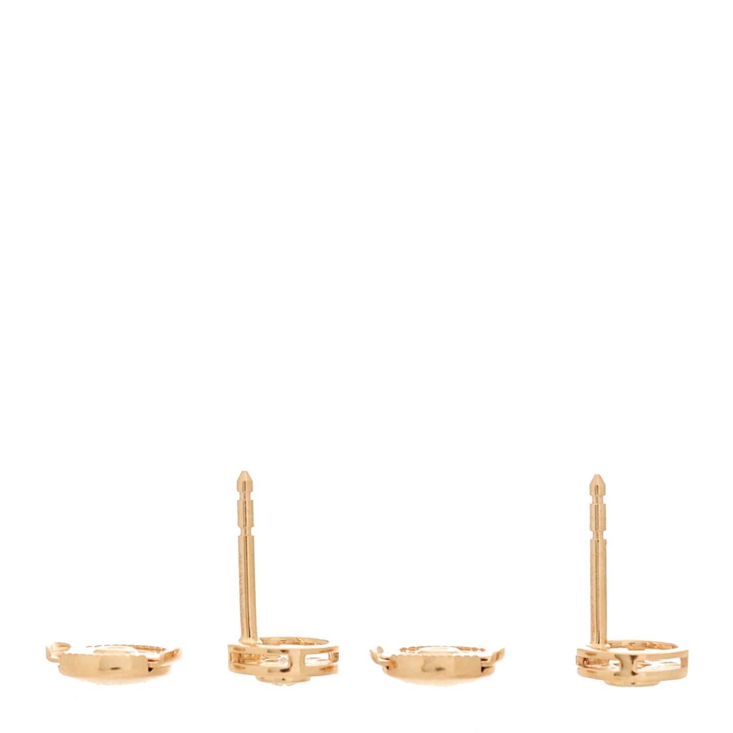 18K Rose Gold Diamond .28ctw Mini Circlet Earrings