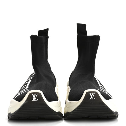 Louis Vuitton Stretch Fabric Run 55 Sneaker Boots 37 Black 3 of 10