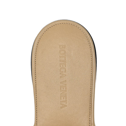 Bottega Veneta Nappa Maxi Intrecciato Lido Flat Sandals 38.5 Cane Sugar 7 of 8