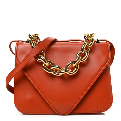 Bottega Veneta Calfskin Mount Envelope Bag Maple 1 of 8