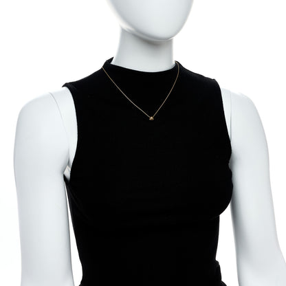 Chanel 18K Yellow Gold Coco Crush Round Pendant Necklace 3 of 6