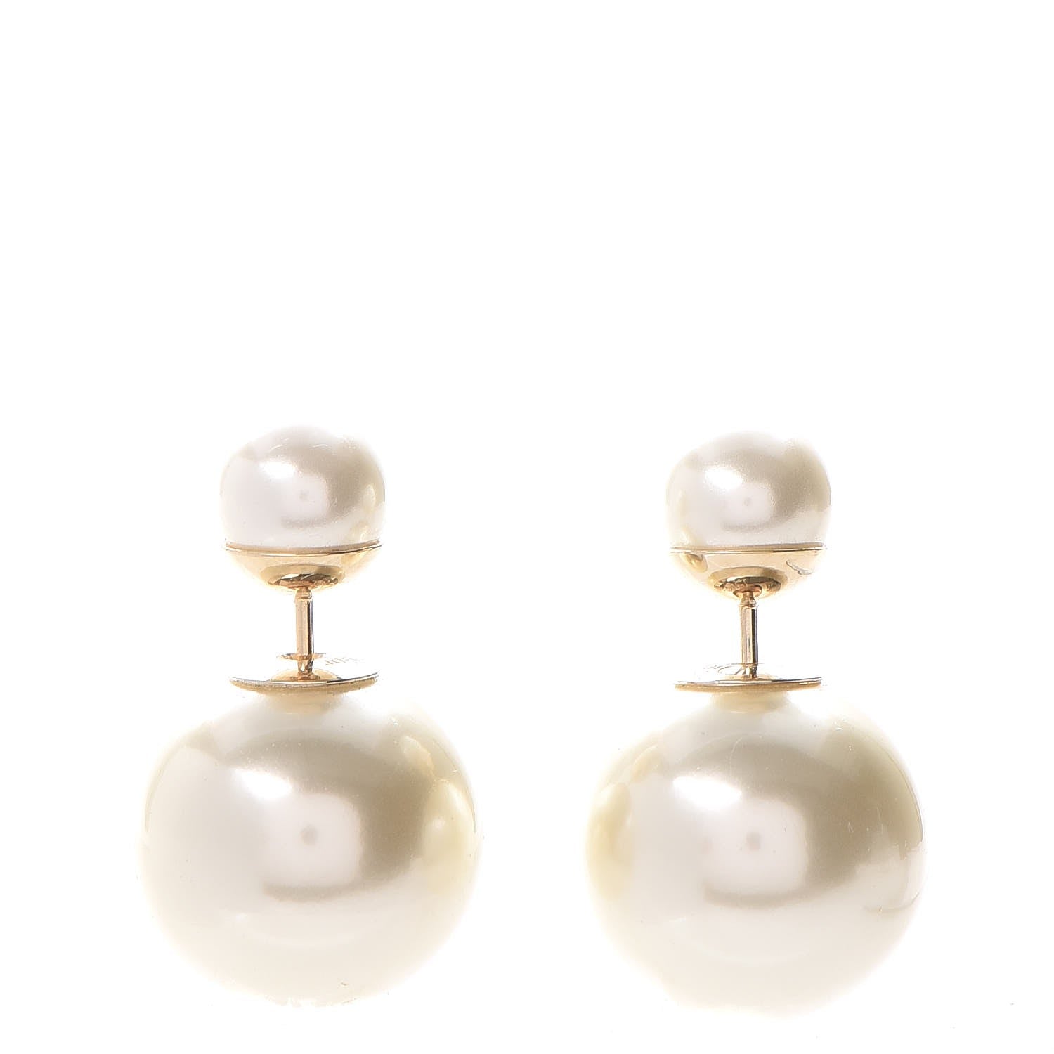 Christian Dior Pearl Mise En Dior Tribal Earrings 1 of 5