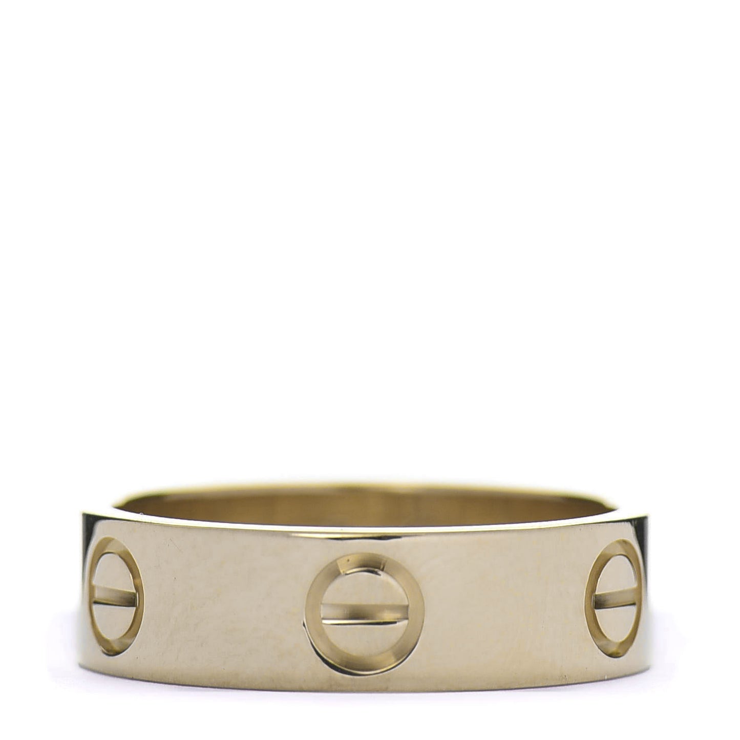 18K Yellow Gold 5.5mm LOVE Ring 54 6.75