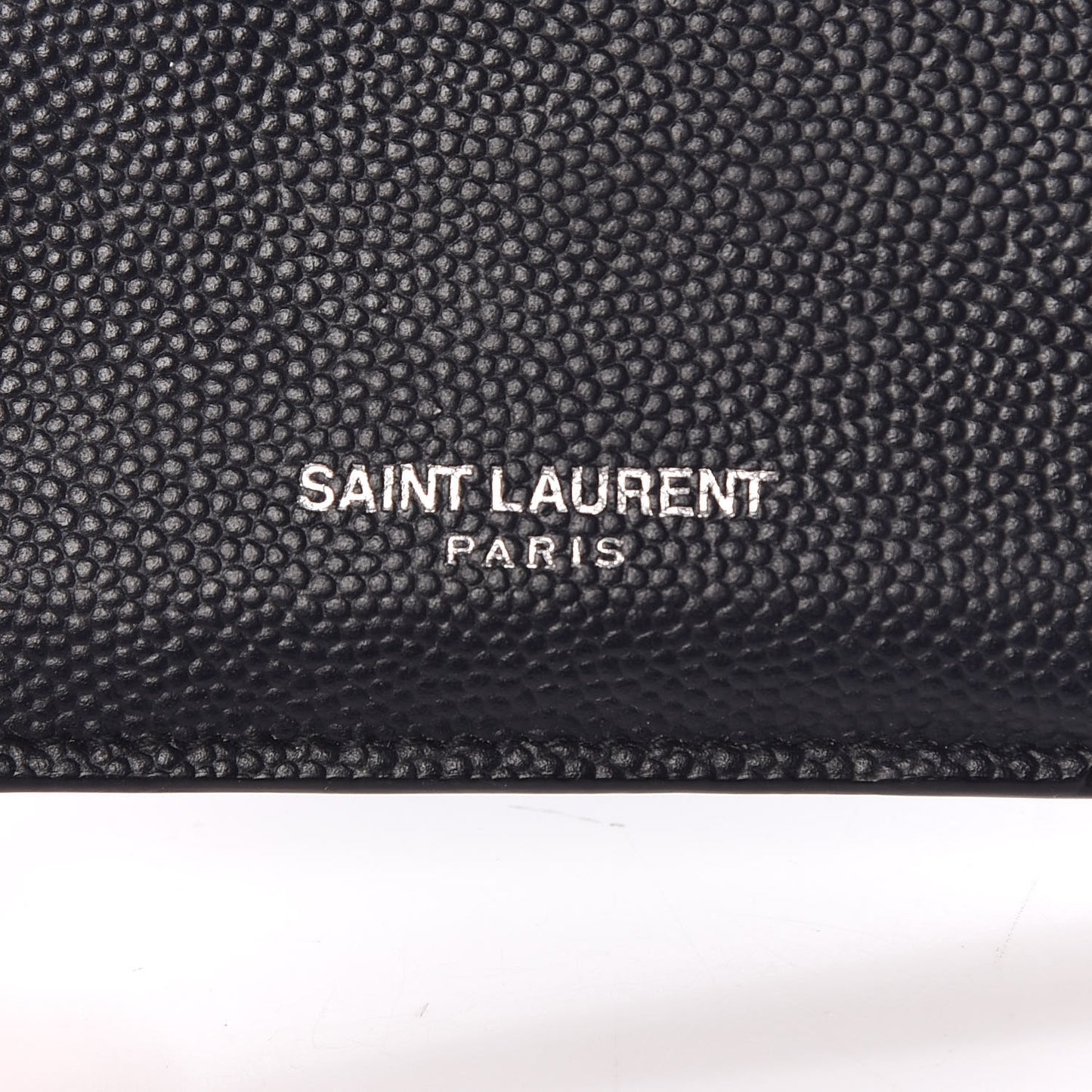 Grained Calfskin 5 Fragments Zip Pouch Card Holder Deep Marine