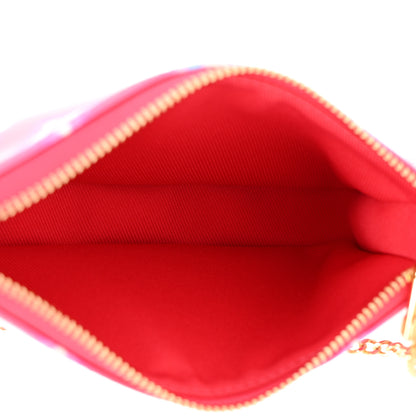 Louis Vuitton Vernis Valentine Mini Pochette Accessories Fuchsia Neon 5 of 8