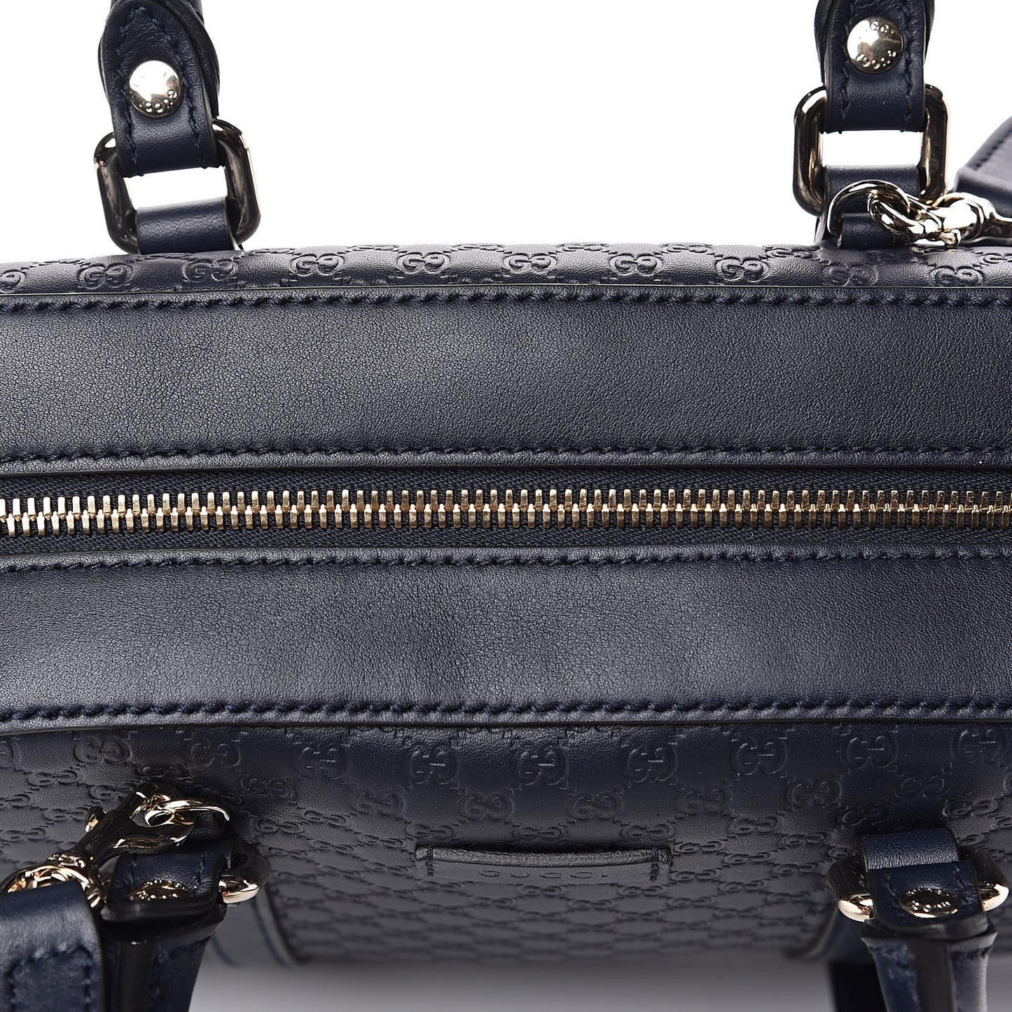 Microguccissima Medium Crossbody Bag Blue