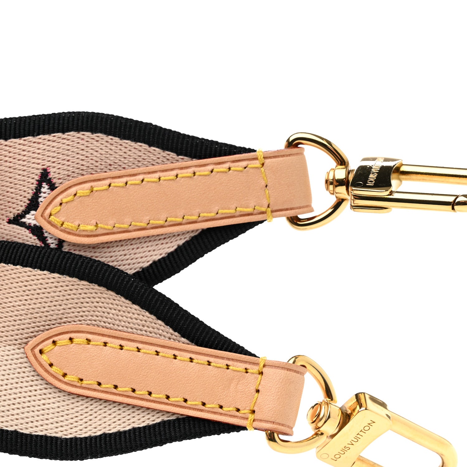 Louis Vuitton Jacquard Speedy Bandouliere 20 Shoulder Strap Black 3 of 5