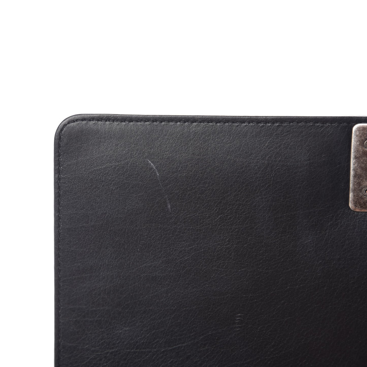 Calfskin Quilted New Medium Boy Flap Black