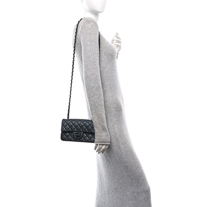 Chanel Pearly Lambskin Quilted Mini Rectangular Flap So Black 2 of 11