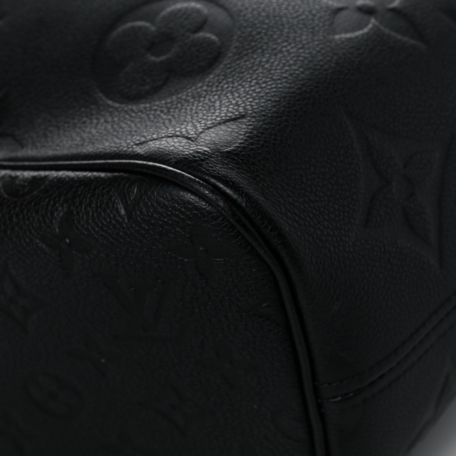 Louis Vuitton Empreinte Monogram Giant Neverfull MM Black 12 of 13