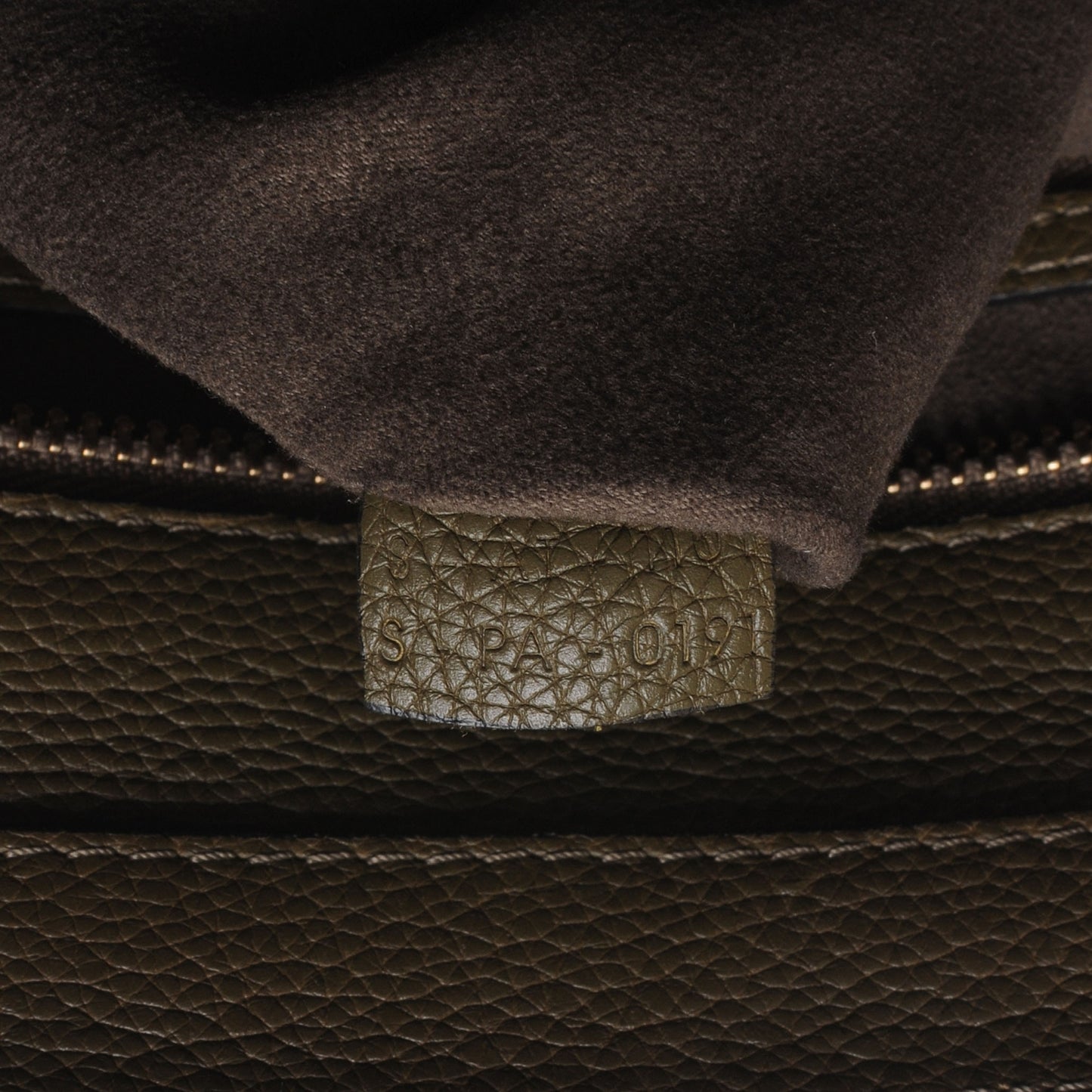 Drummed Calfskin Mini Luggage Jungle