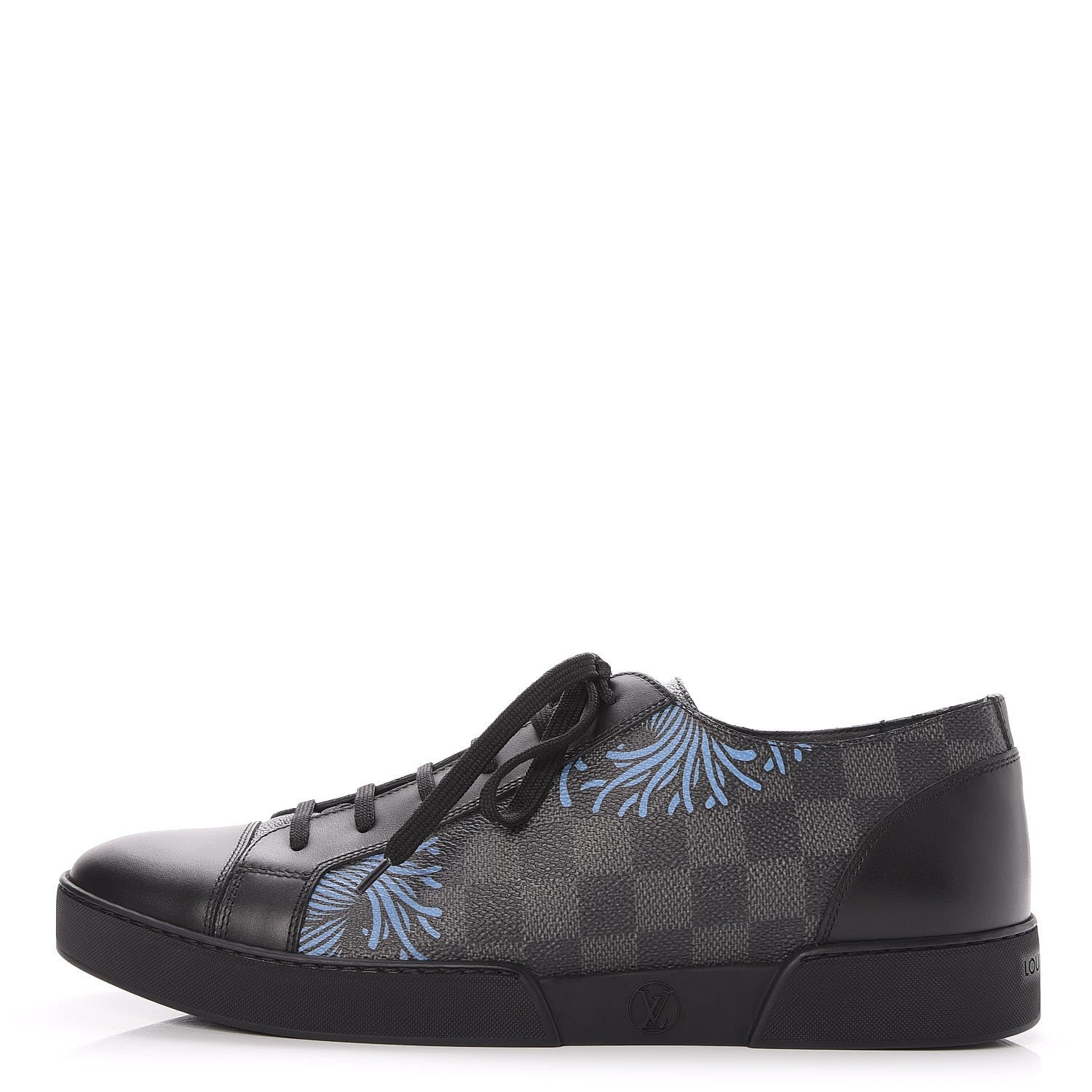 Louis Vuitton Damier Graphite Rope Sneakers 8.5 Blue 1 of 9