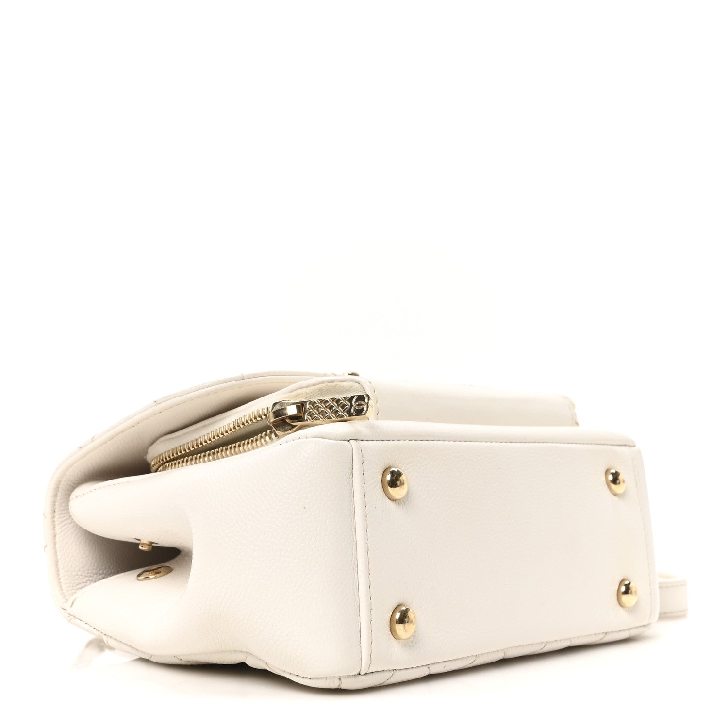 Chanel Caviar Quilted Small Business Affinity Flap White 4 of 10