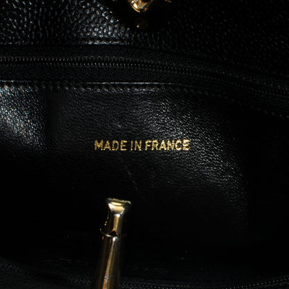 Chanel Caviar Quilted CC Shoulder Bag Black 9 of 9