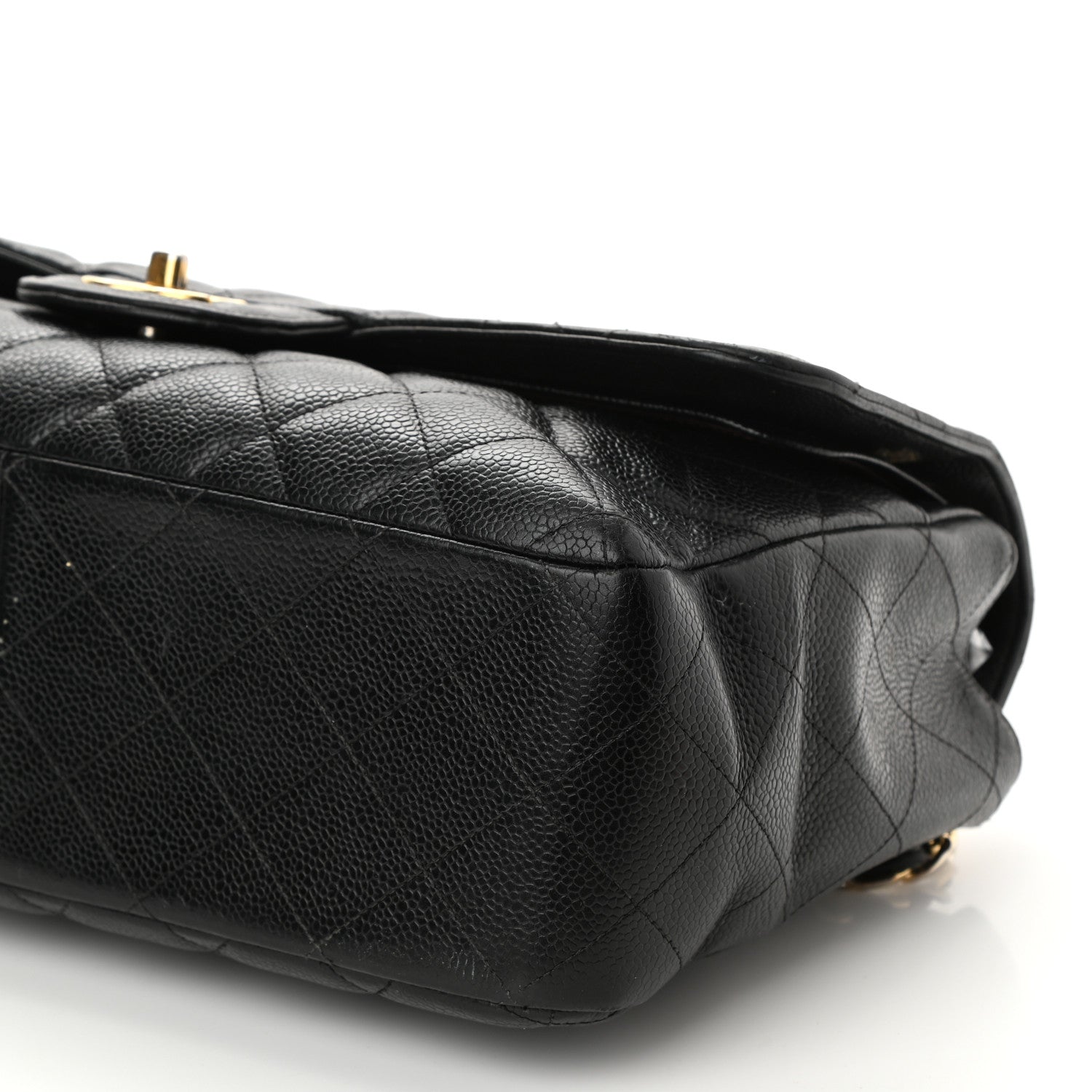 Chanel Caviar Quilted Jumbo Double Flap Black 10 of 16