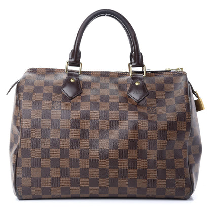 Louis Vuitton Damier Ebene Speedy 30 1 of 15