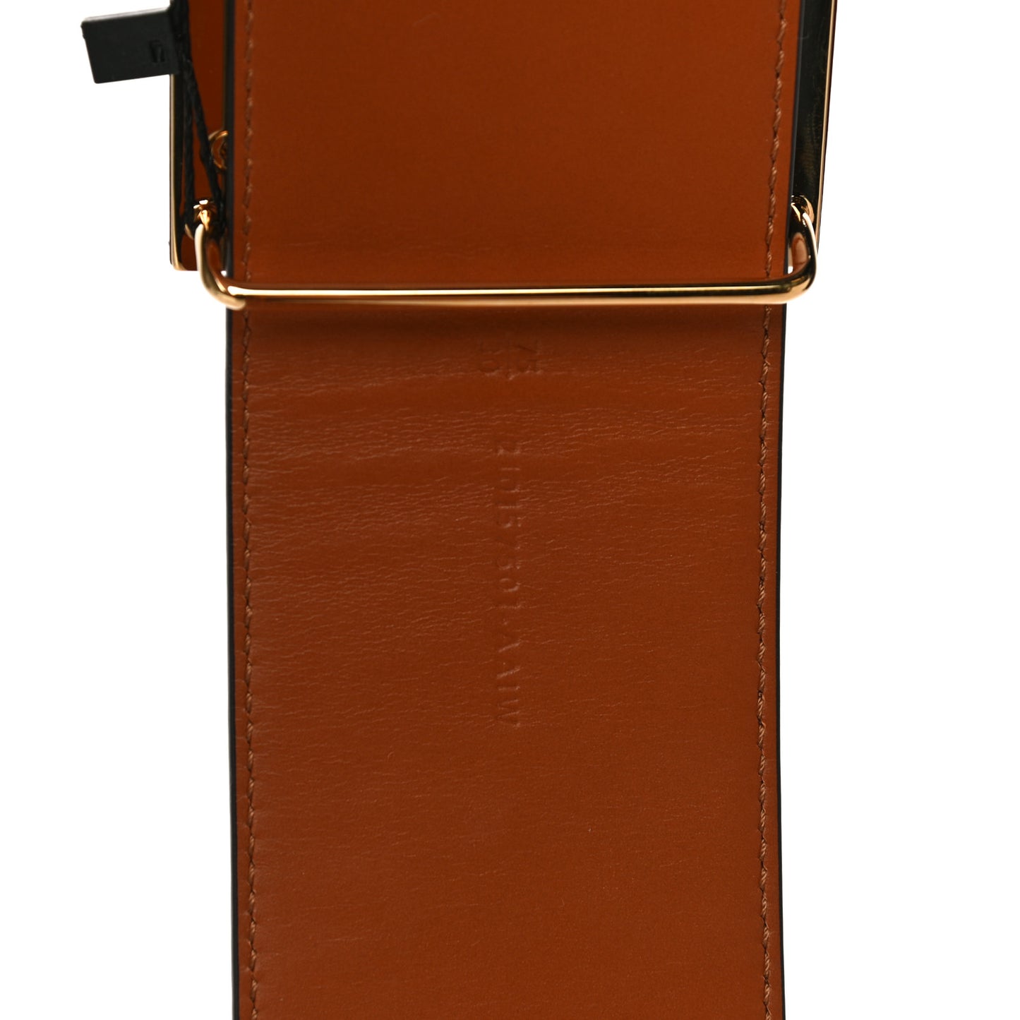 Vitello King FF Baguette Belt 75 30 Cuoio