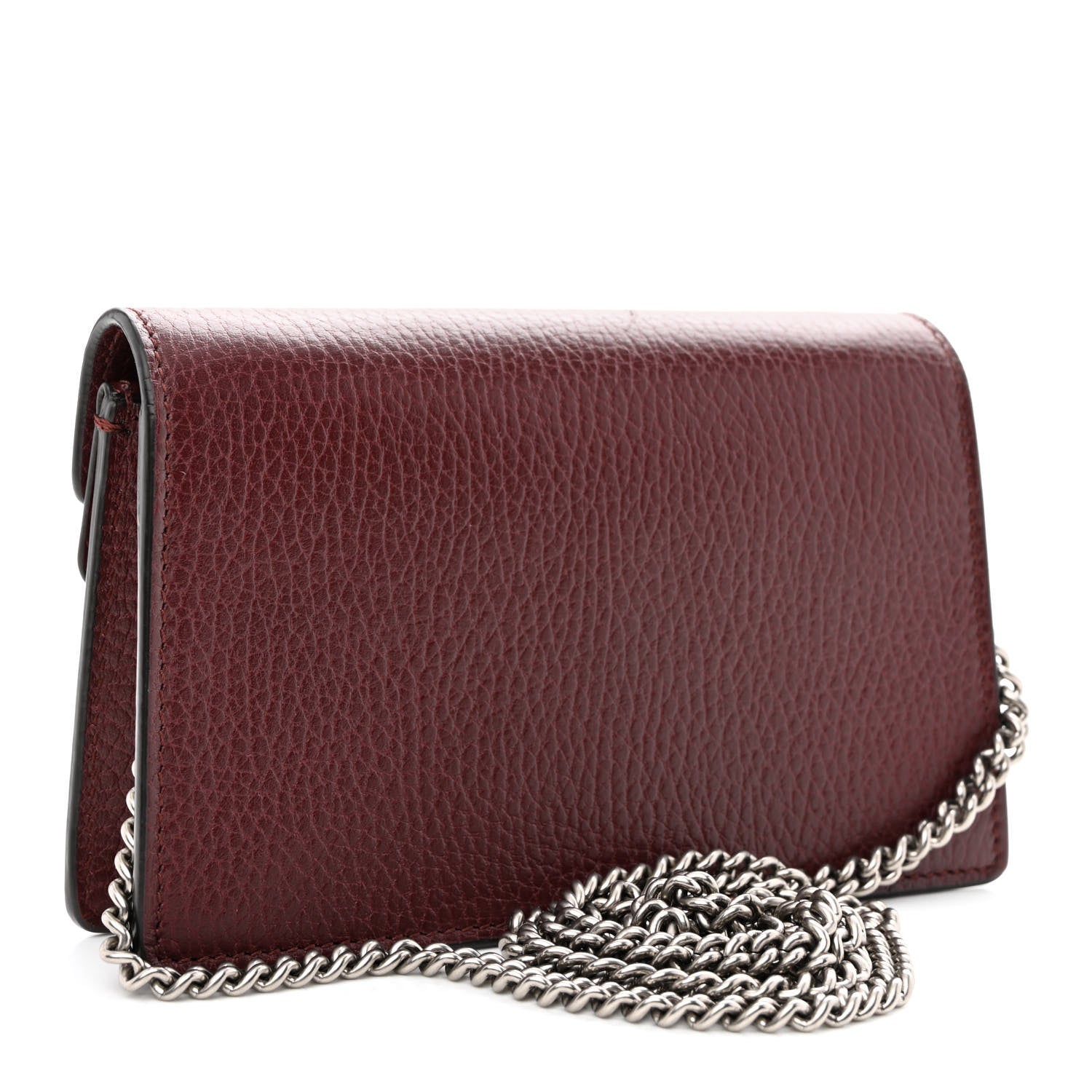 Gucci Dollar Calfskin Crystal Super Mini Dionysus Shoulder Bag Vintage Bordeaux Black Diamond 3 of 9