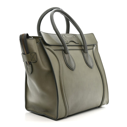Celine Smooth Calfskin Mini Luggage Almond 3 of 19