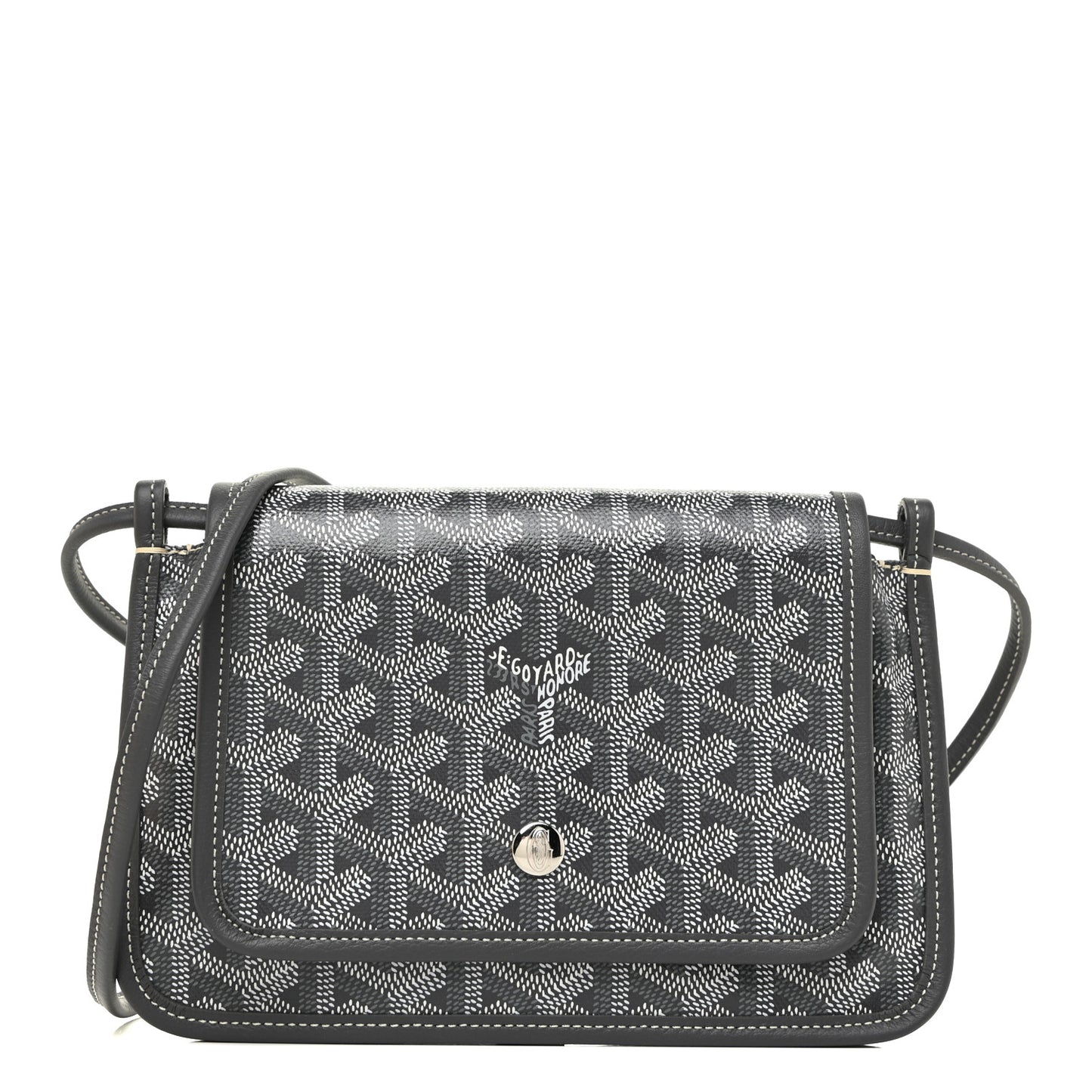Goyardine Plumet Wallet Clutch Grey
