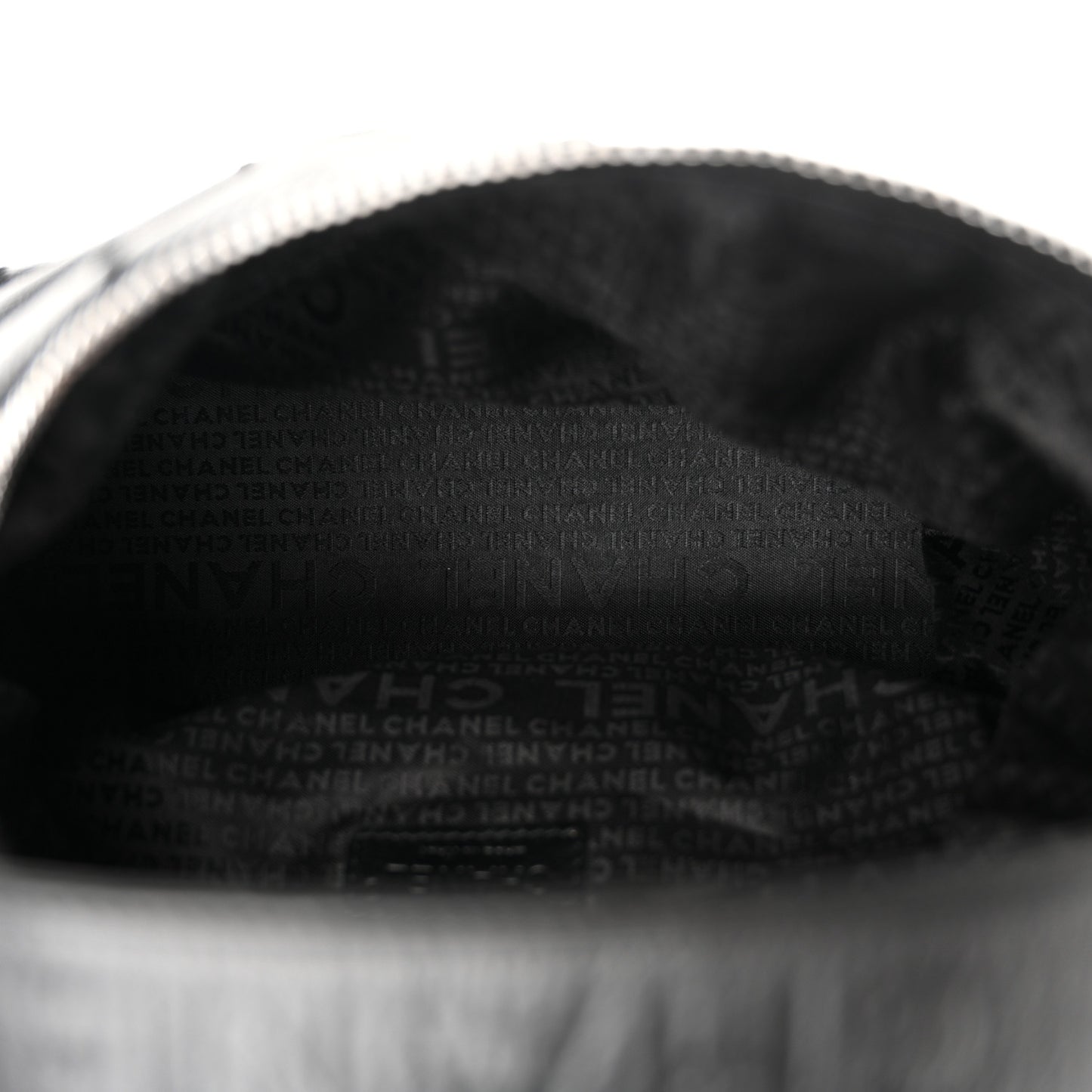 Caviar Square Stitched Hobo Black
