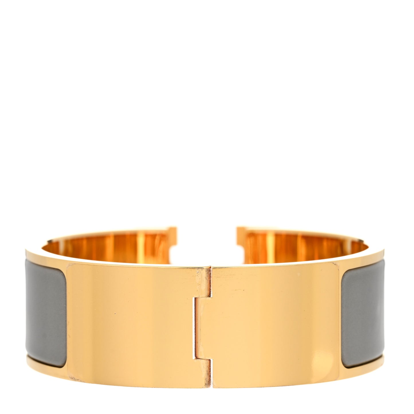Enamel Wide Clic Clac H Bracelet PM Ardoise