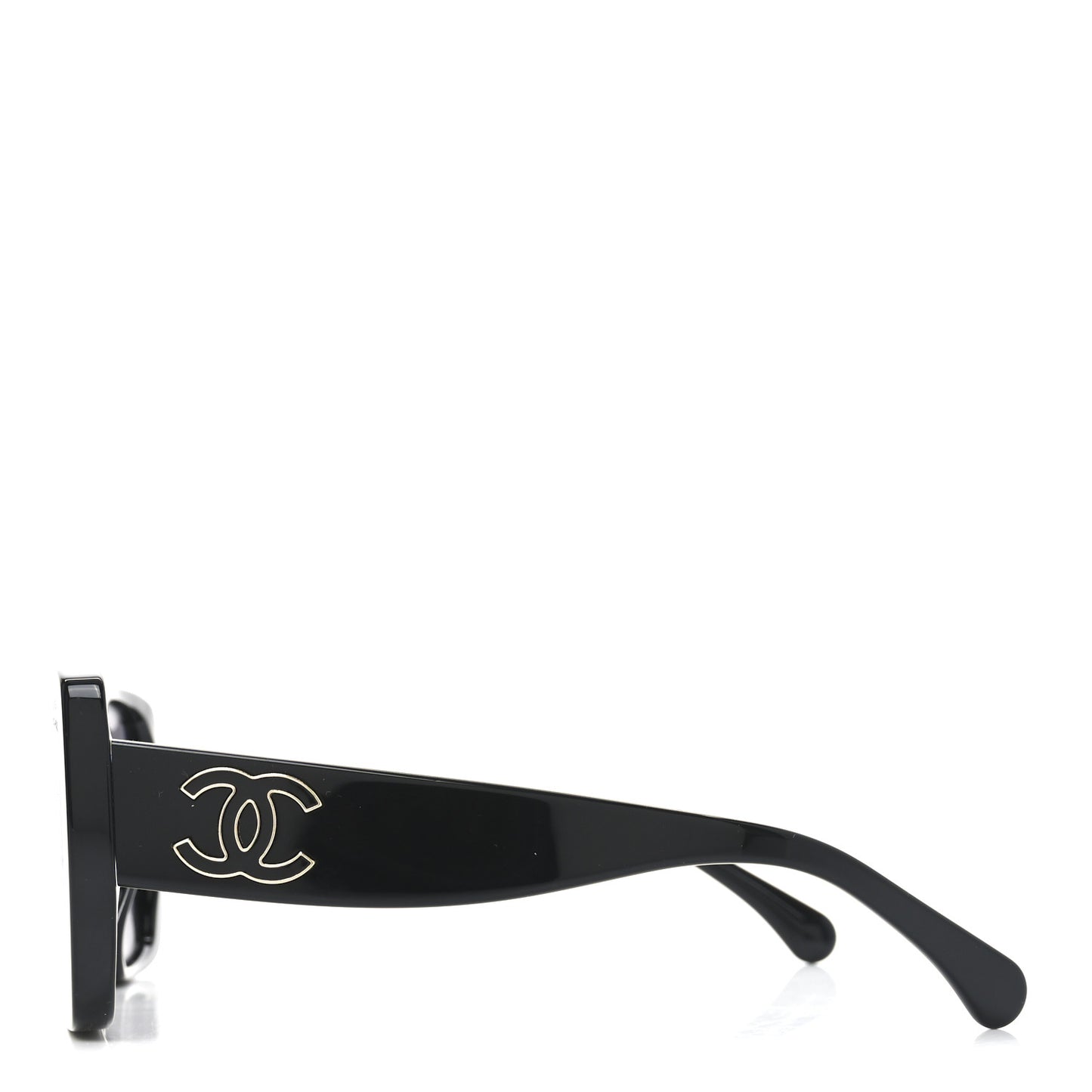 Acetate CC Square Sunglasses 5541 Black