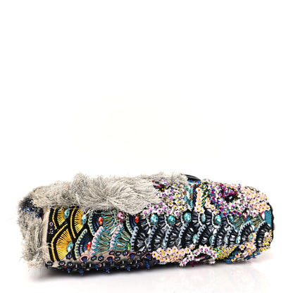 Christian Dior Calfskin Embroidered Sequin East West Lady Dior Multicolor 4 of 8