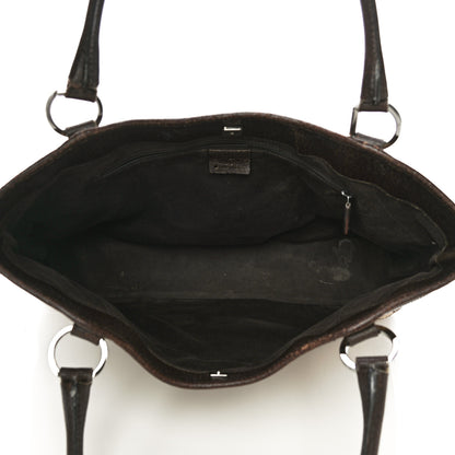 Gucci Monogram Signature Tote Dark Brown 4 of 41