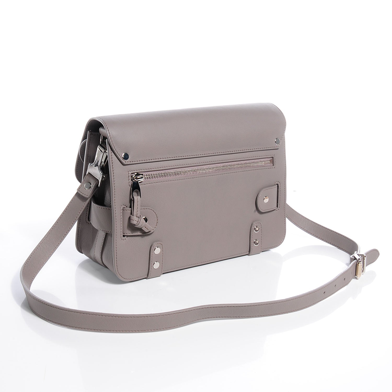Proenza Schouler Smooth Leather PS11 Classic Shoulder Bag Mushroom 3 of 9