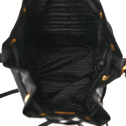 Prada Re-Nylon Duet Drawstring Shoulder Bag Black 5 of 9