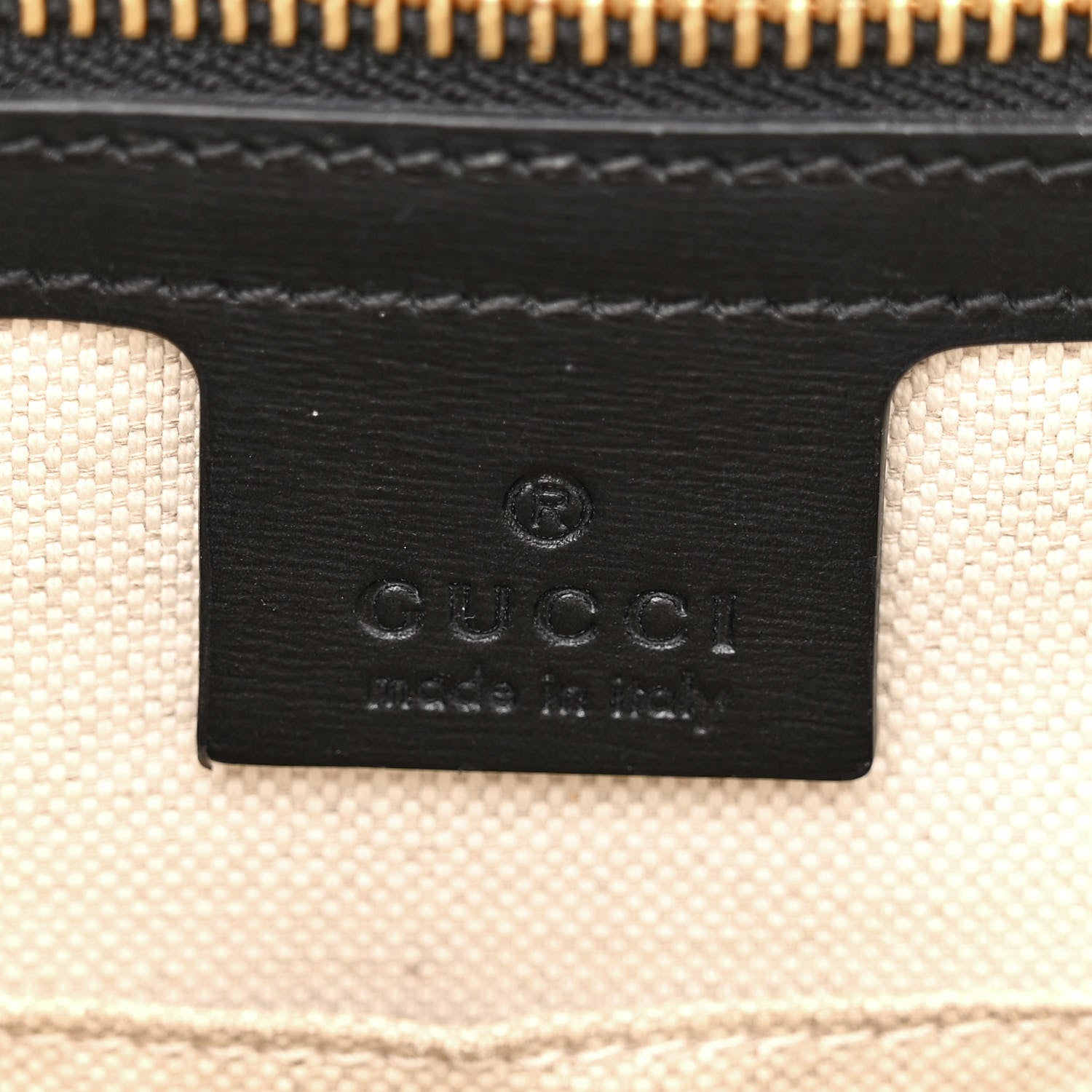 Gucci Calfskin Orgasmique Horsebit 1955 Duffle Bag Black Vanilla 6 of 16