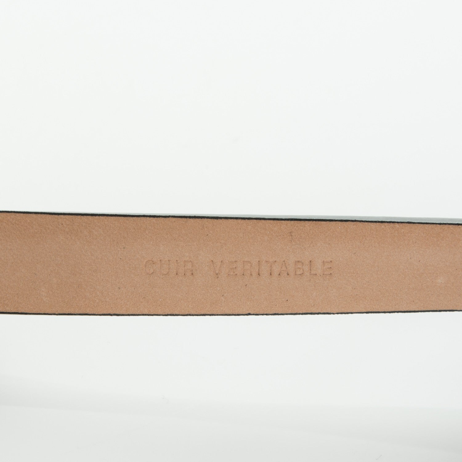Chanel Lambskin CC Logo Skinny Belt 80 32 Black 5 of 7