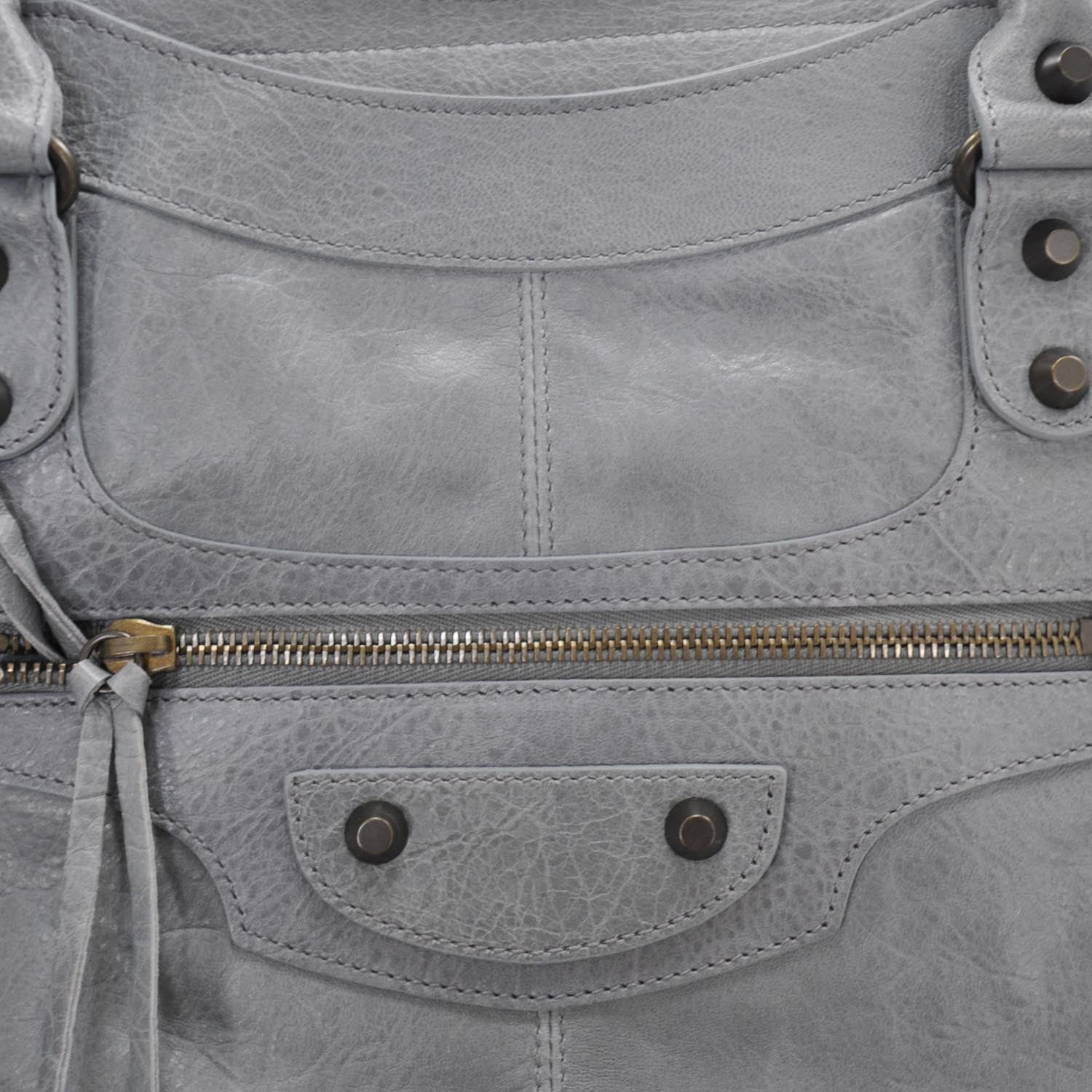 Balenciaga Agneau Classic Silver Hardware Part Time Ardoise 9 of 10