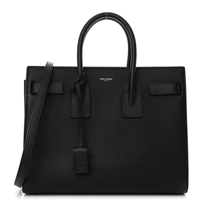 Saint Laurent Grain De Poudre Small Sac De Jour Black 1 of 16