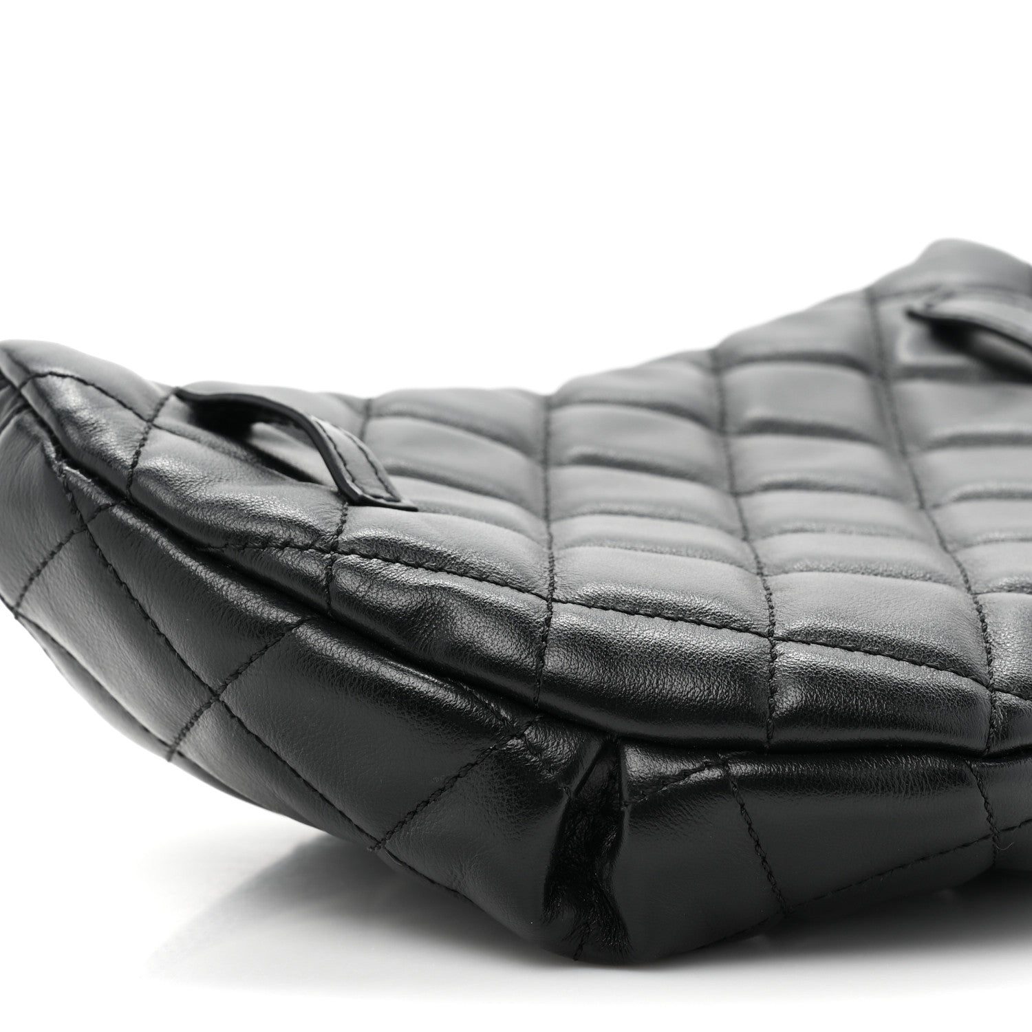 Chanel Lambskin Quilted Waist Belt Bag Black 11 of 11