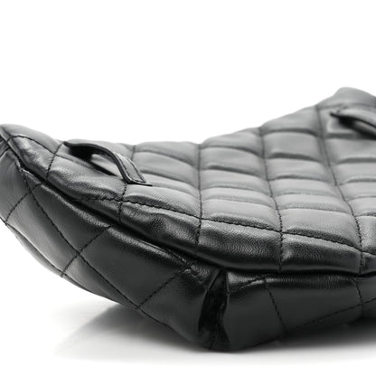 Chanel Lambskin Quilted Waist Belt Bag Black 11 of 11