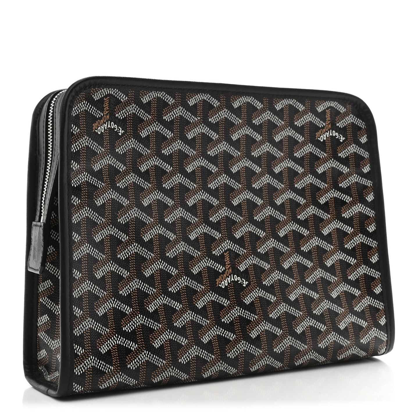 Goyardine Jouvence MM Toiletry Pouch Black
