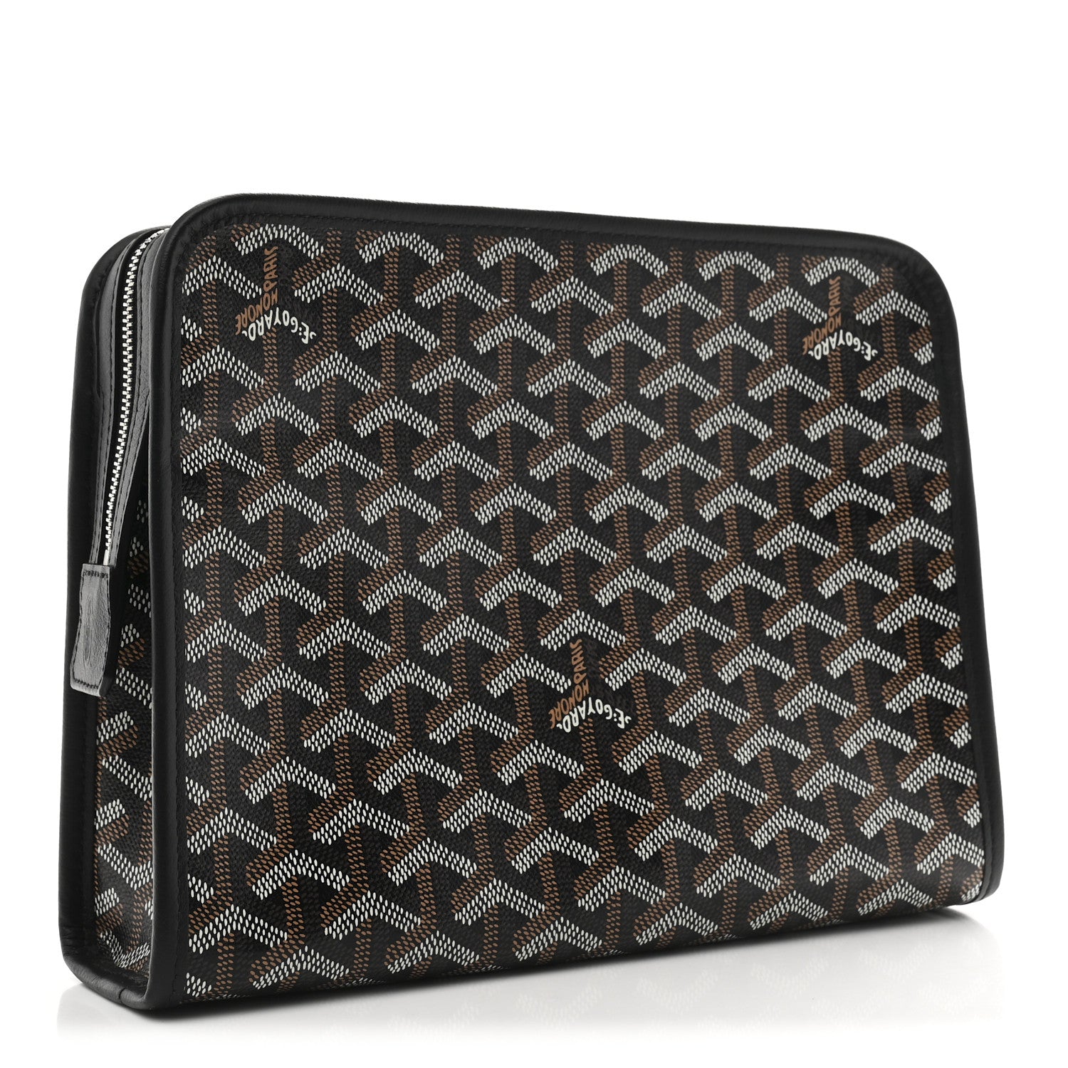 Goyard Goyardine Jouvence MM Toiletry Pouch Black 3 of 6