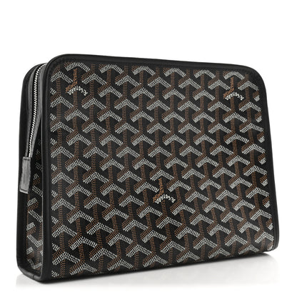 Goyard Goyardine Jouvence MM Toiletry Pouch Black 3 of 6
