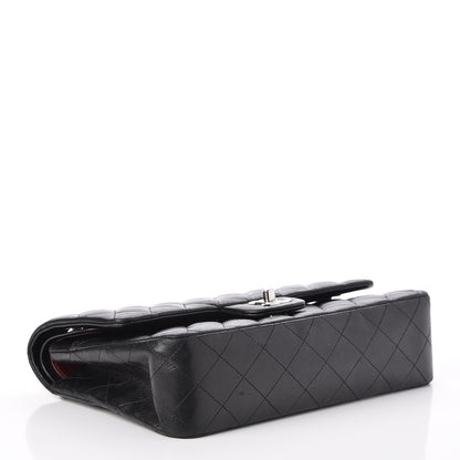 Chanel Lambskin Quilted Medium Double Flap Black 5 of 8