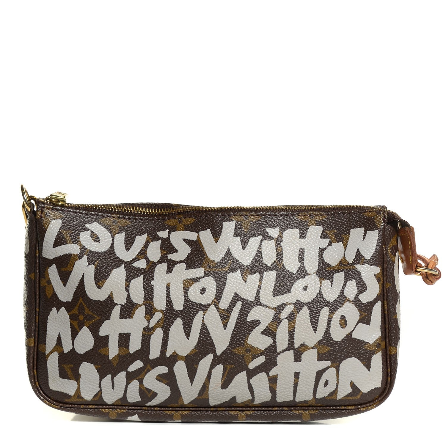 Louis Vuitton Monogram Graffiti Pochette Accessories Silver 1 of 7