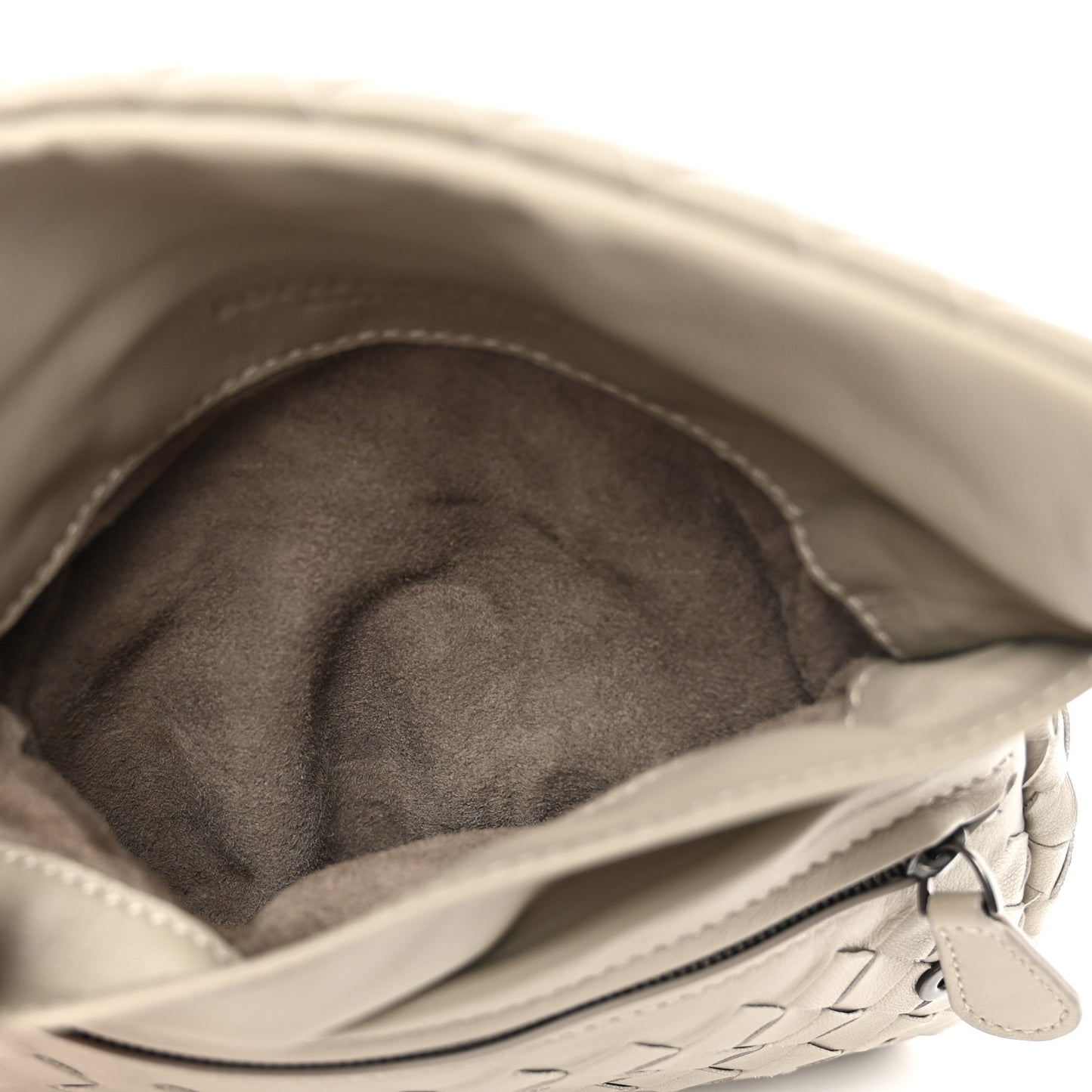 Nappa Intrecciato Chain Messenger Fume