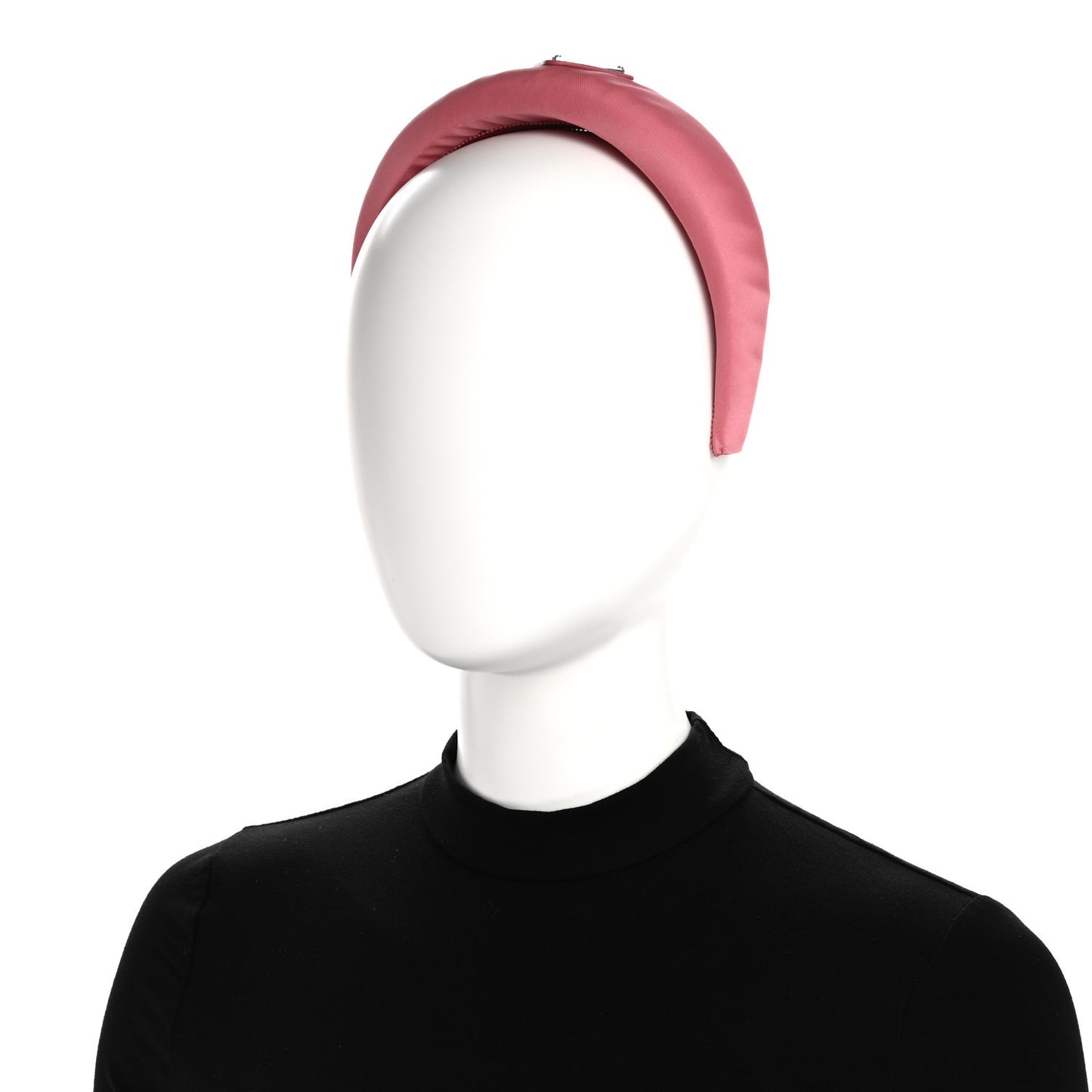 Re-Nylon Triangle Logo Headband Begonia