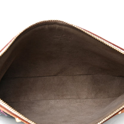 Louis Vuitton Monogram Multicolor Pochette Accessories Black 4 of 4