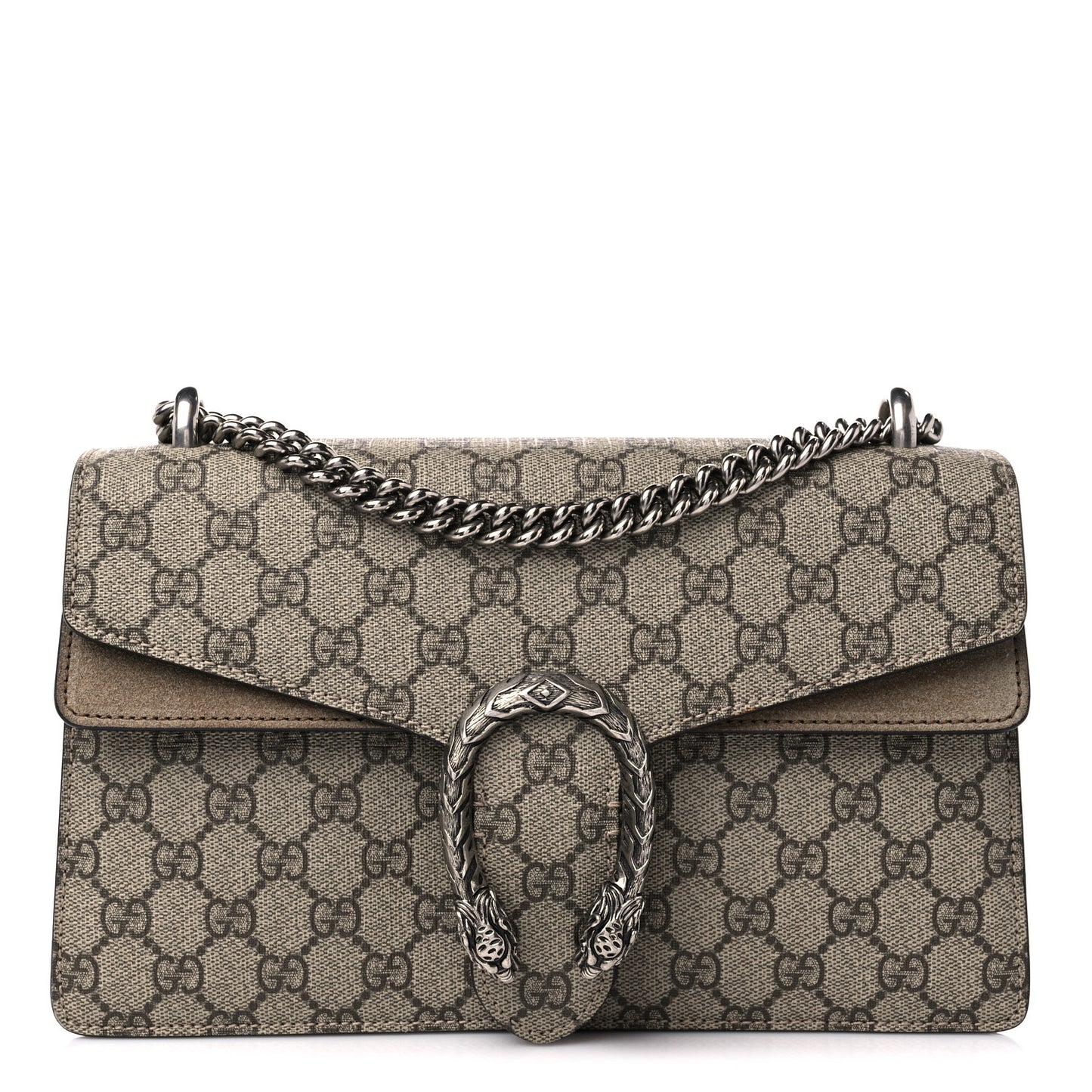 GG Supreme Monogram Small Dionysus Shoulder Bag Taupe