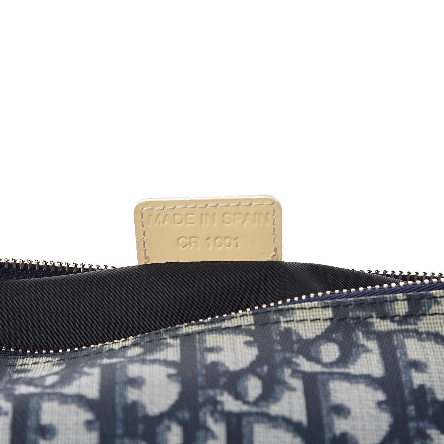 Christian Dior Monogram Mini Saddle Pochette Blue 9 of 13