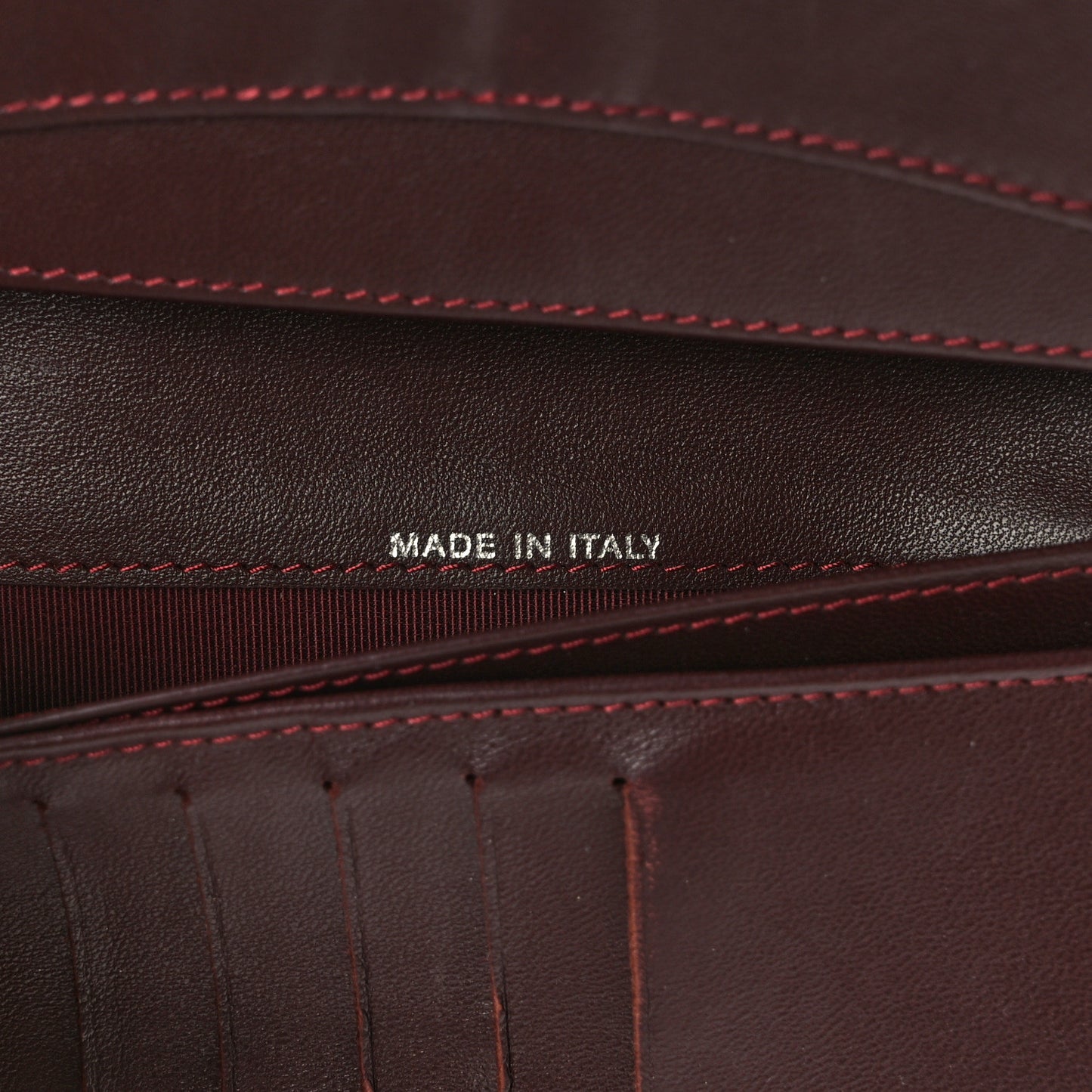 Lambskin Quilted Yen Wallet Black