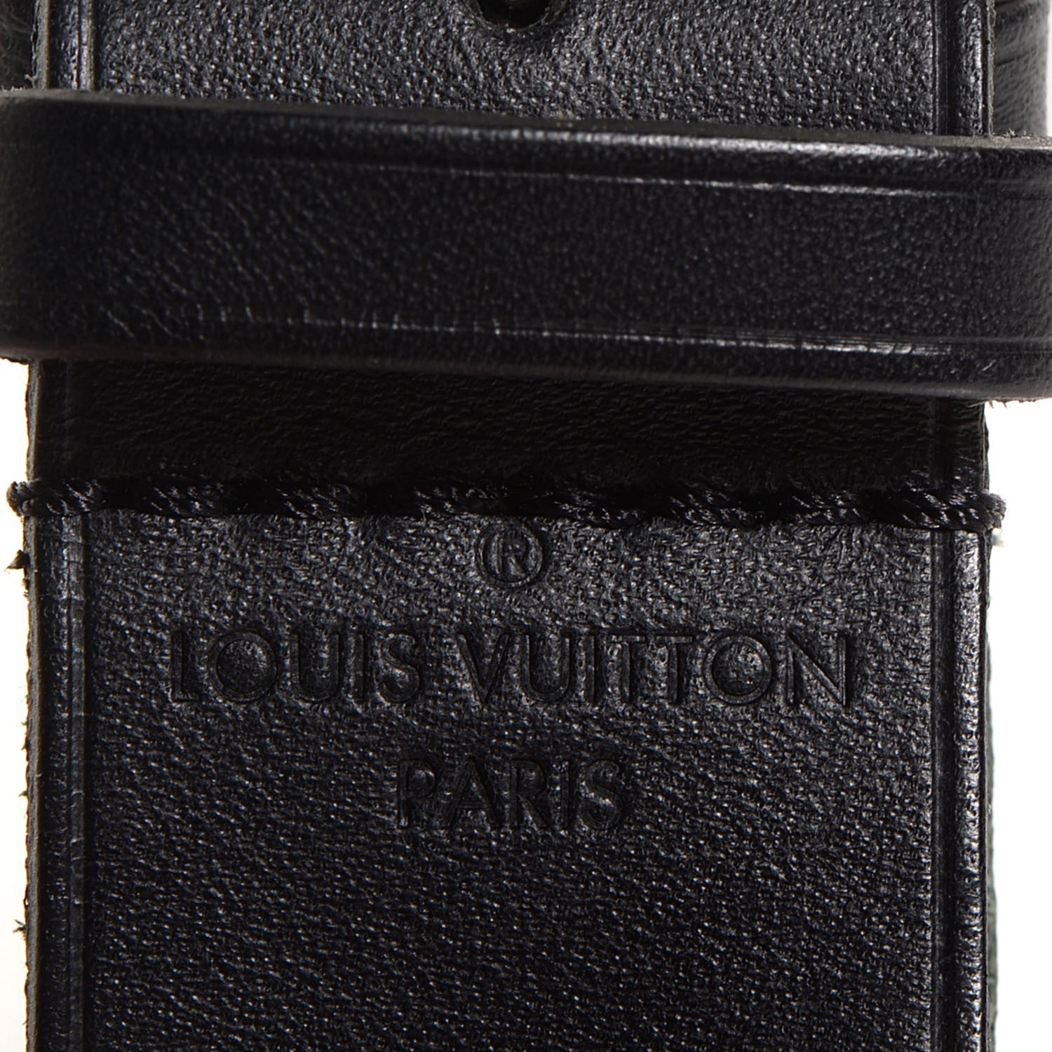 Louis Vuitton Leather Luggage Loop Black 4 of 4