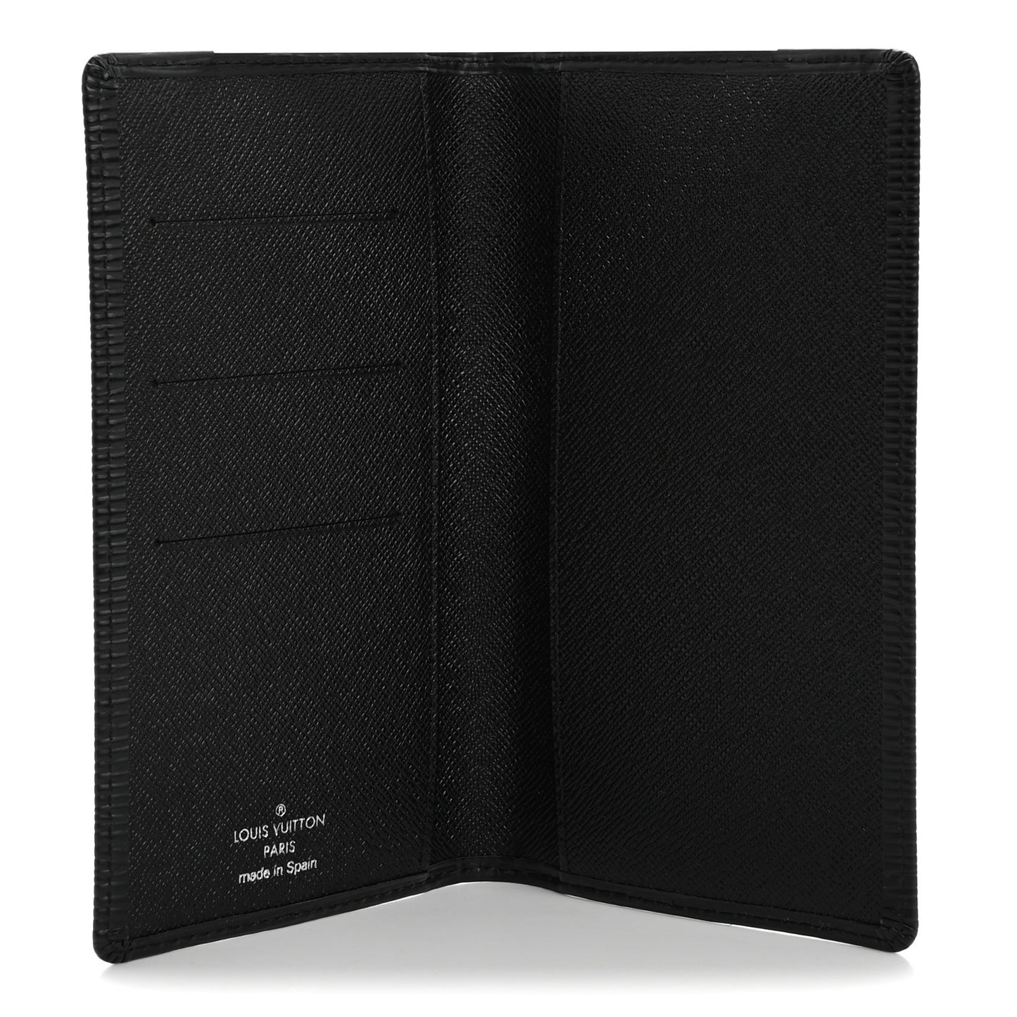 Epi Checkbook Organizer Wallet Black
